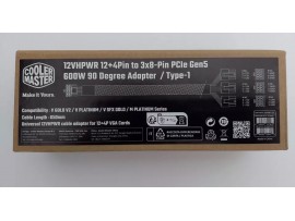 Cooler Master 650mm 90° 12VHPWR 3X8 PIN Type-1 Cable Adapter CMA-NFPC16XXBK1-GL